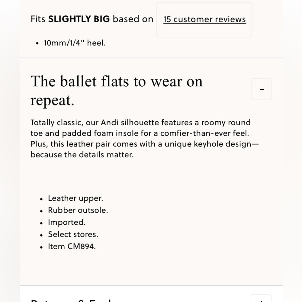 NWT J. Crew “City Blue” Ballet Flats with Andi Keyhole detail - Picture 11 of 12